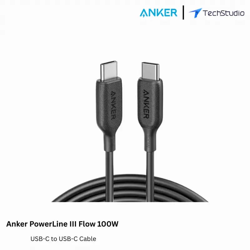 Anker PowerLine III Flow 100W USB-C to USB-C Cable