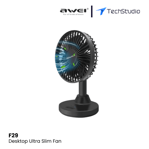 Awei F29 Mini Rechargeable Desktop Oscillating Fan