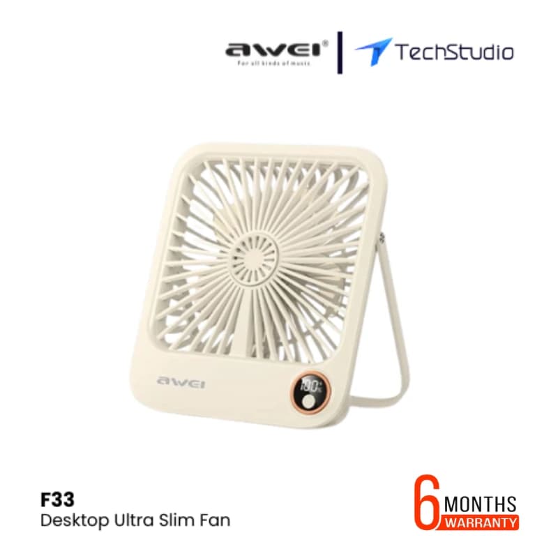 Awei F33 Desktop Ultra Slim Fan 1800mAh