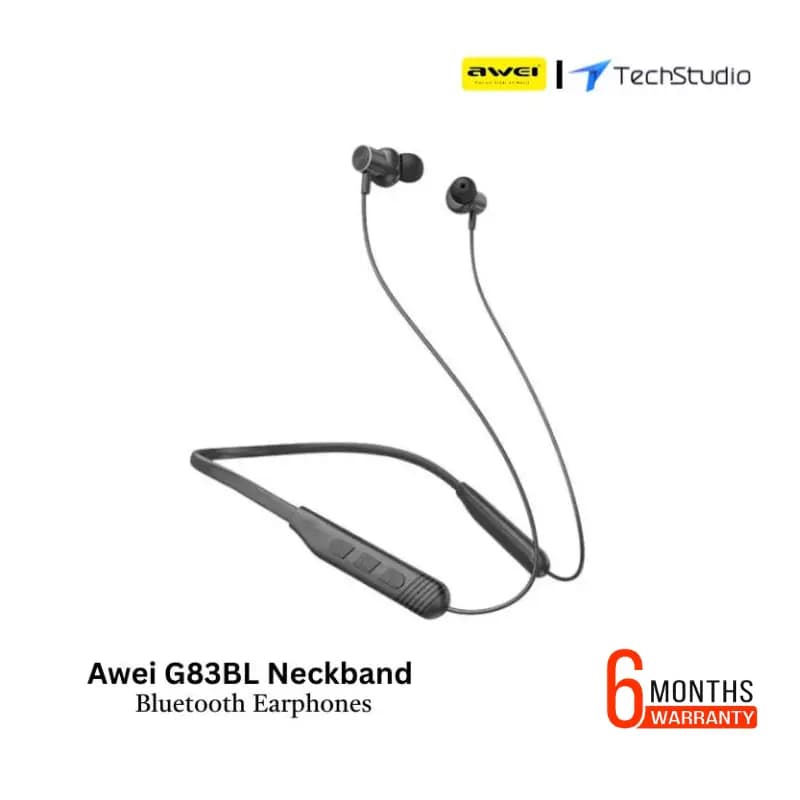 Awei G83BL Neckband Bluetooth Earphones