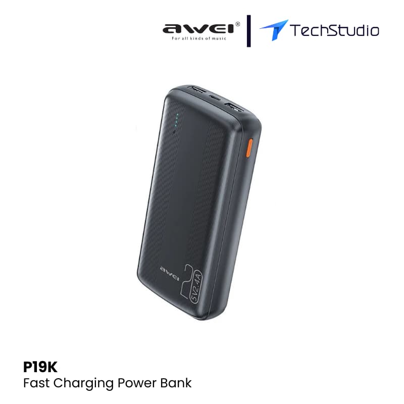  Awei P19K 20000mAh 2.4A Slim Powerbank 