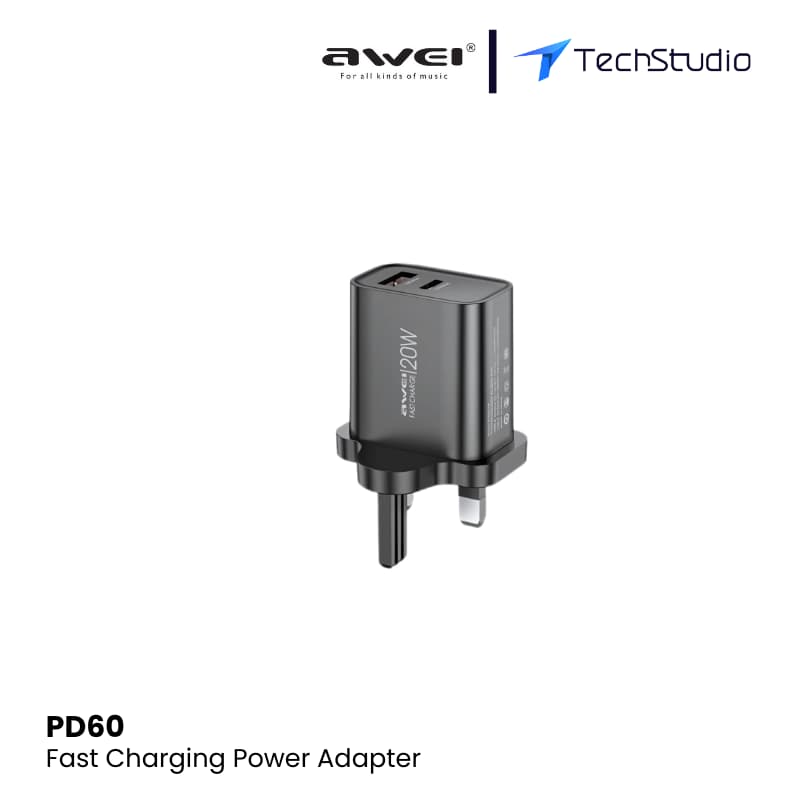  Awei PD60 20W Power Adapter Fast Charging
