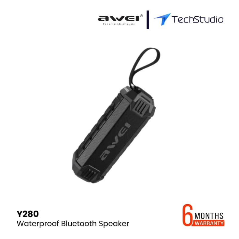 Awei Y280 Portable Outdoor Wireless Speaker - Black