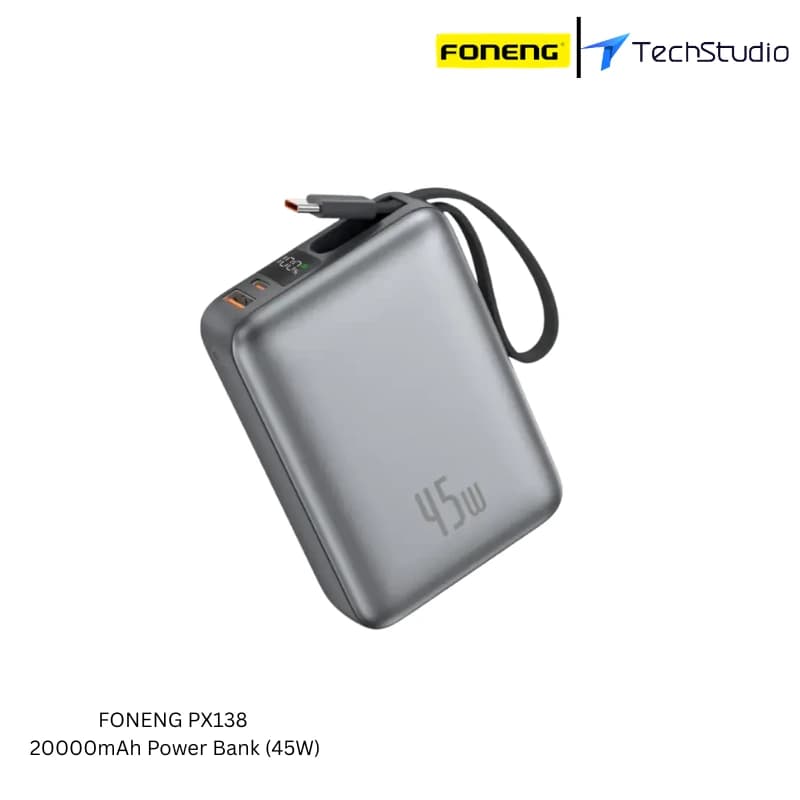 Foneng PX138 45W 20000mAh Laptop Power Bank 