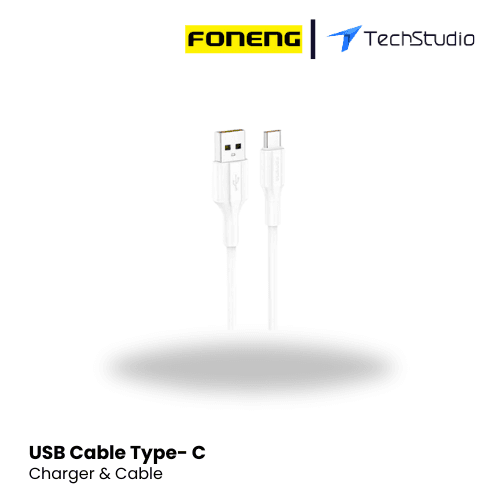 FONENG USB Cable Type- C 3A(XS01)-White