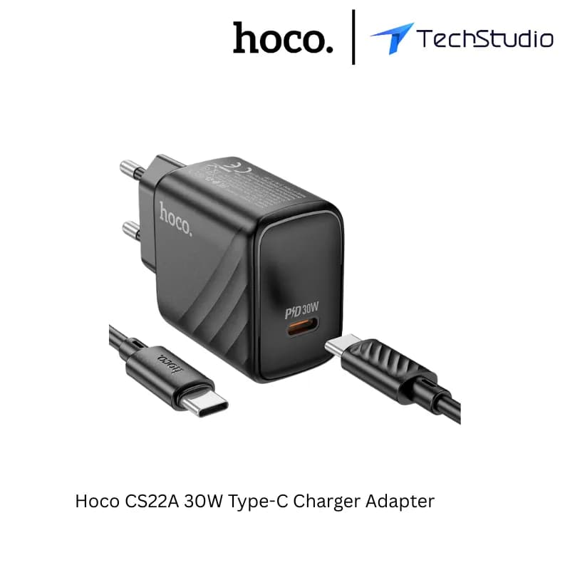 Hoco CS22A 30W Type-C Charger Adapter