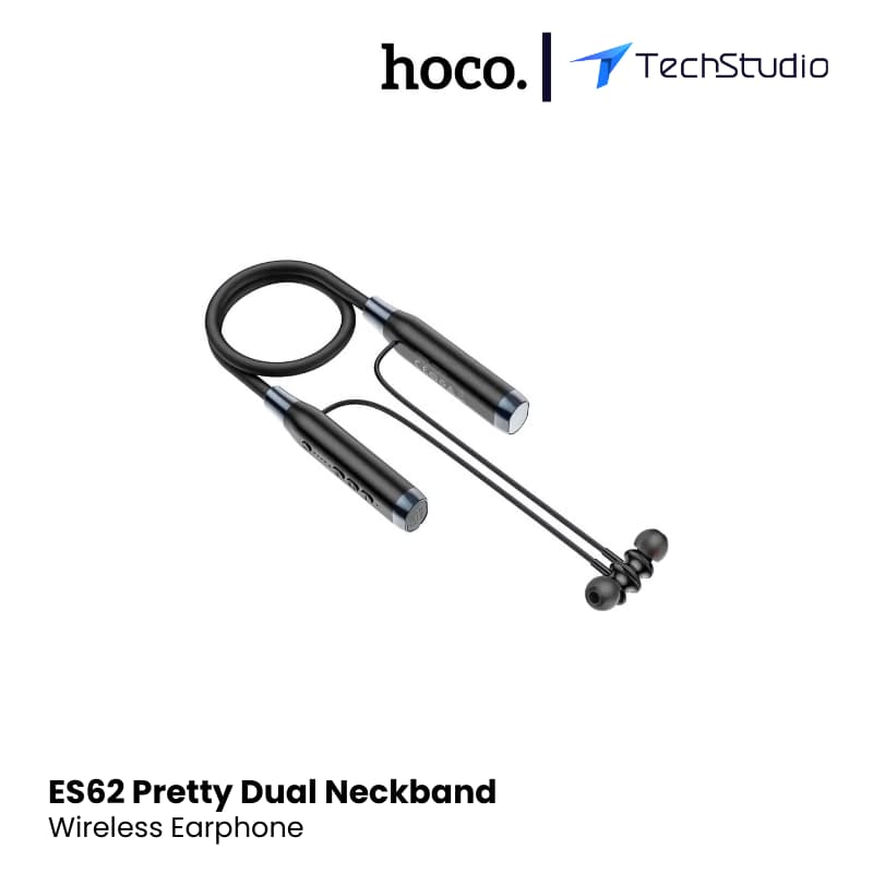 Hoco ES62 Neckband Wireless Earphone - Black