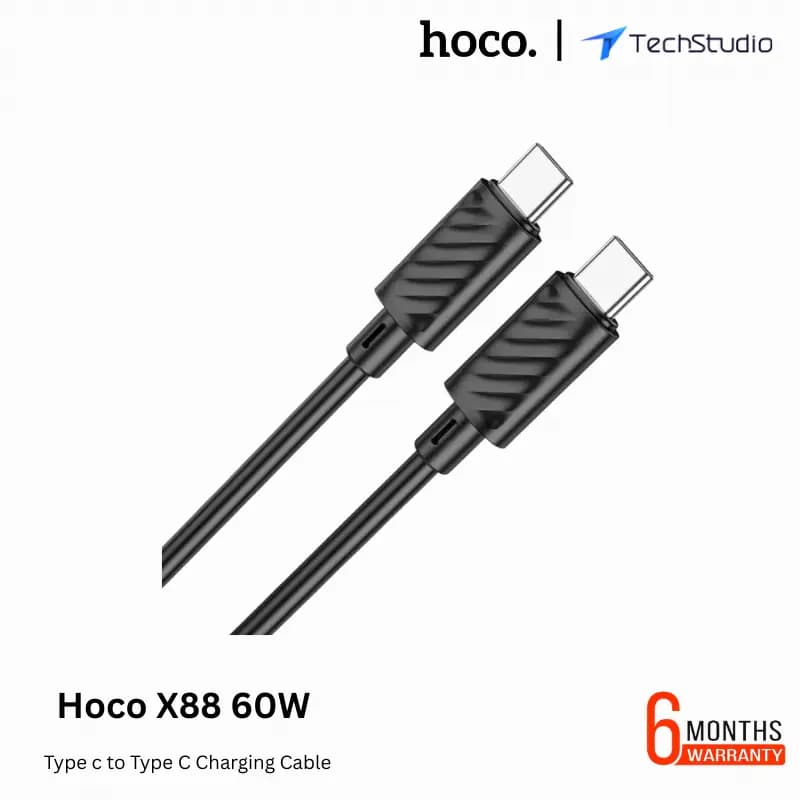 Hoco X88 60W Type c to Type C Charging Cable