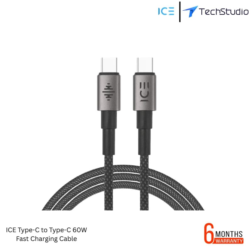 ICE Type-C to Type-C 60W Fast Charging Cable