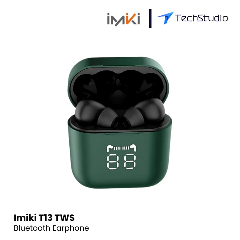 Imiki T13 TWS Bluetooth Earphone - Green