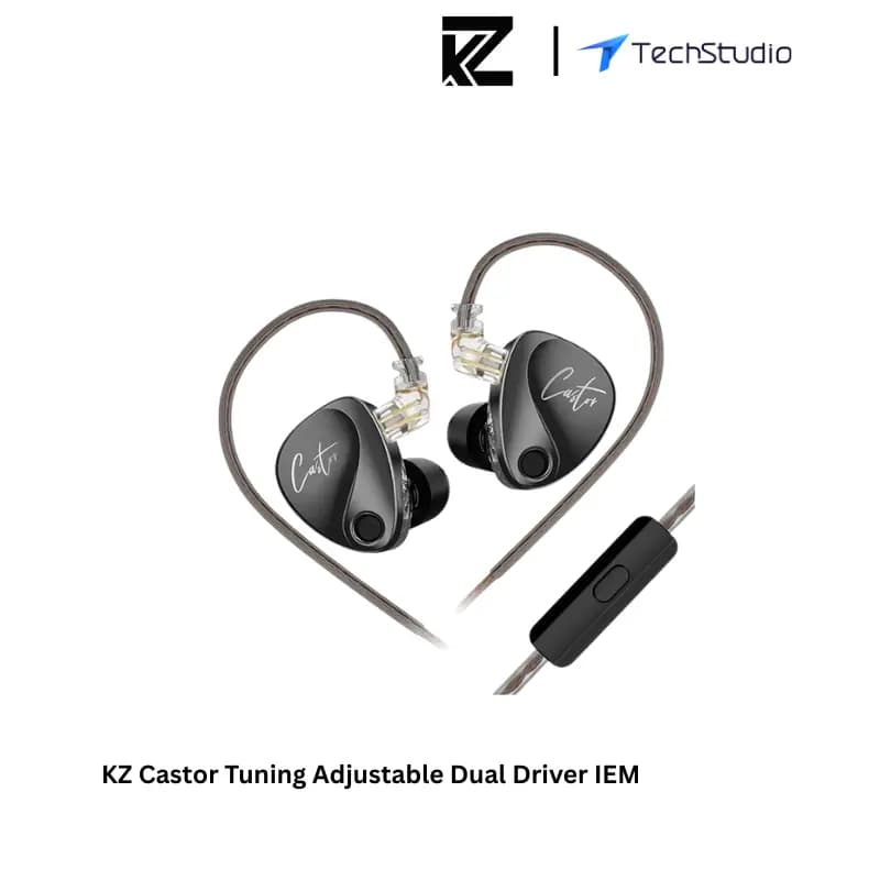 KZ Castor Tuning Adjustable Dual Driver IEM