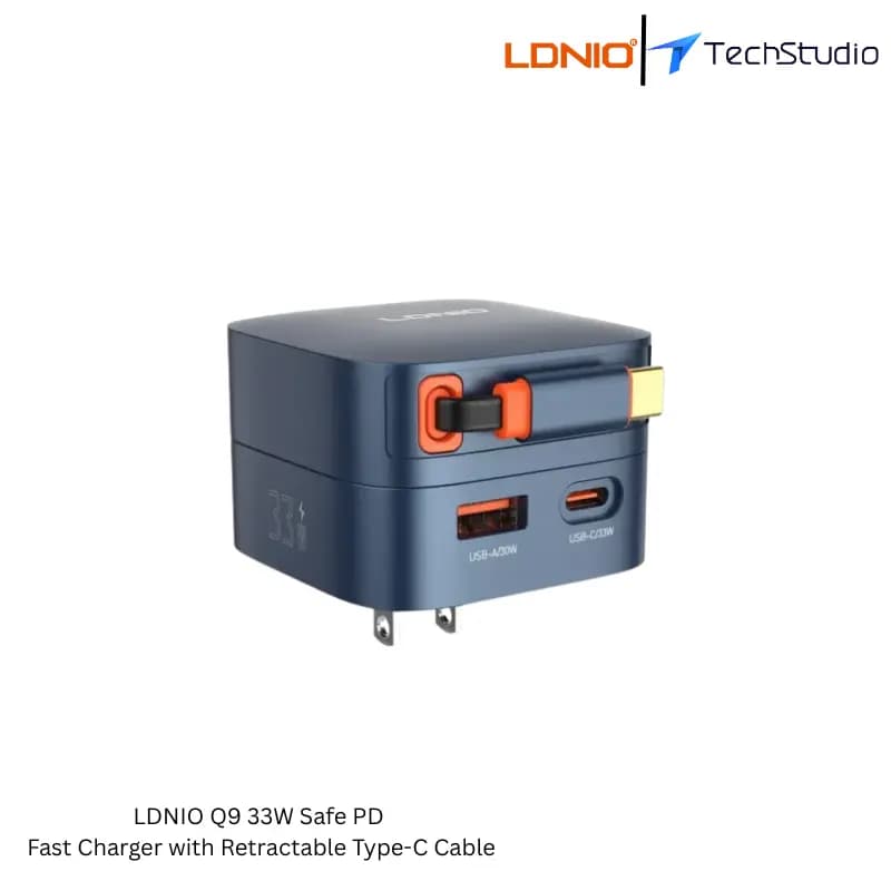 LDNIO Q9 33W Safe PD Fast Charger | TechStudio