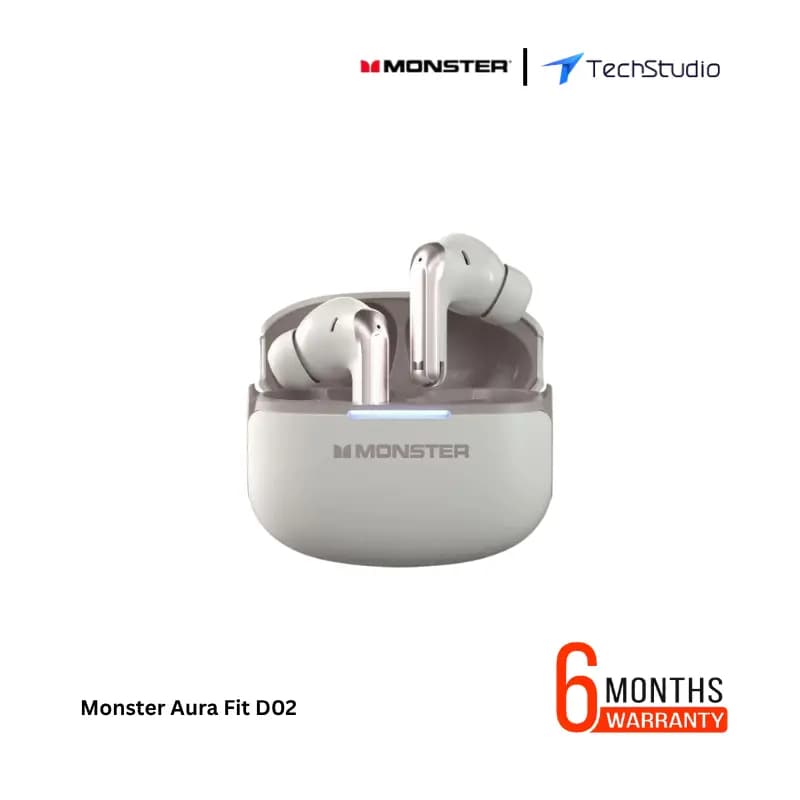 Monster Aura Fit D02 ANC Earbuds Price in Bangladesh | TechStudio