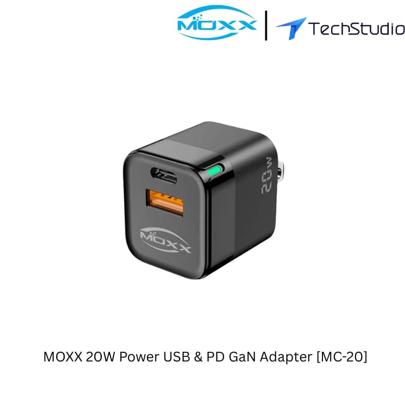 MOXX 20W Power USB & PD GaN Adapter [MC-20]