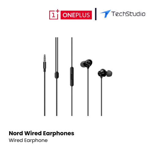 OnePlus Nord Wired Earphones - Black - E103A