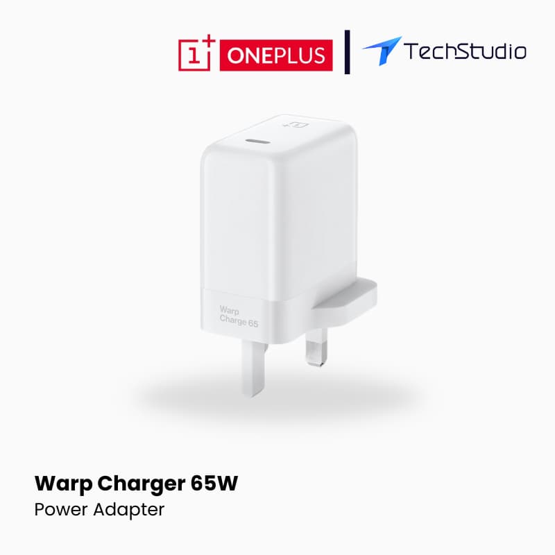 OnePlus Warp Charge 65W Power Adapter - White
