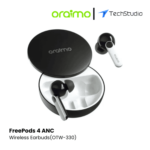 Oraimo FreePods 4 ANC True Wireless Earbuds - Black