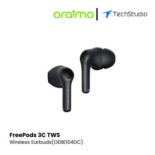 Oraimo OEB-E104DC FreePods 3C Wireless Earbuds - Black
