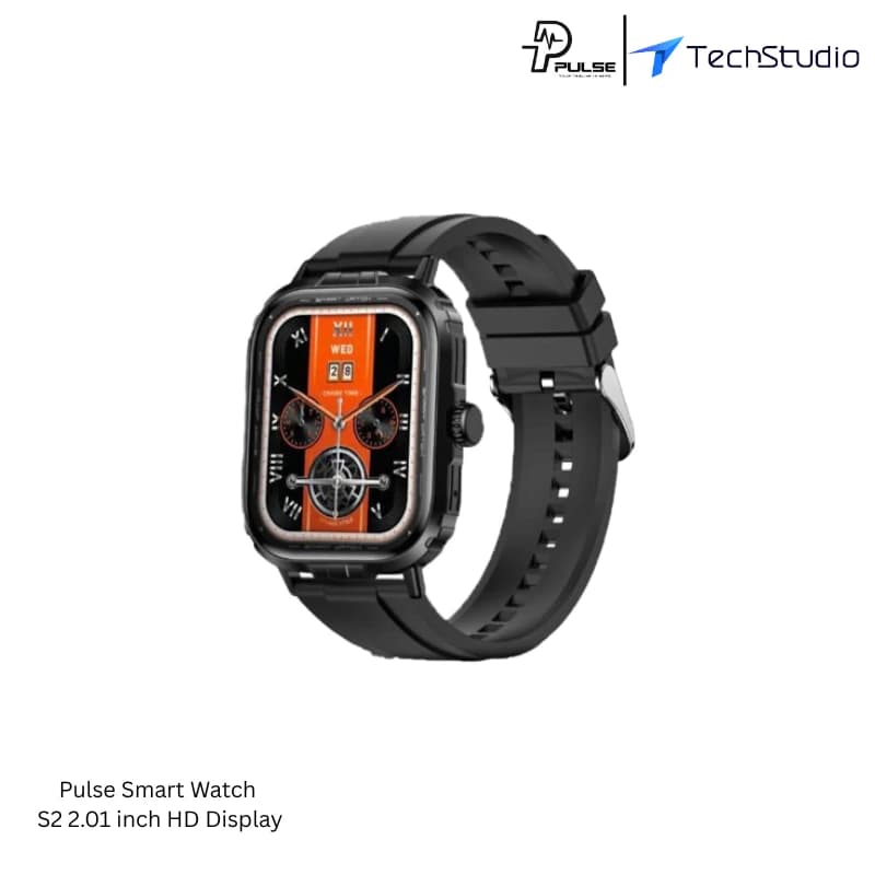 Pulse Smart Watch S2 | 2.01 HD Display & BT Calling