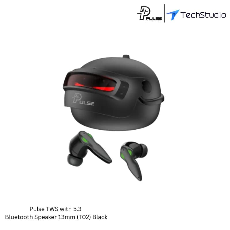 Pulse T02 TWS Earbuds | Bluetooth 5.3 & 13mm Driver