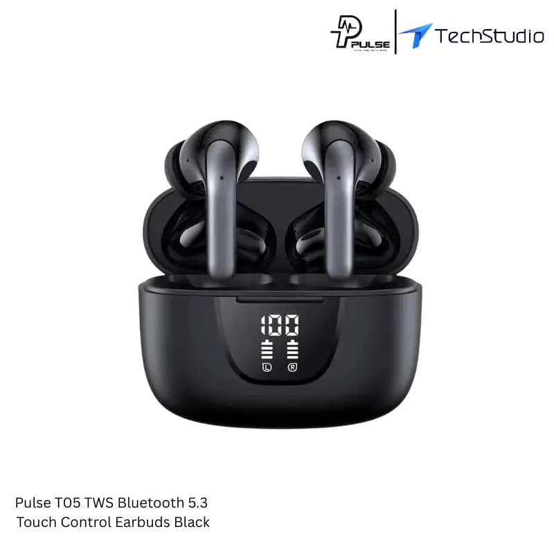 Pulse T05 TWS Earbuds | BT 5.3 & Touch Control