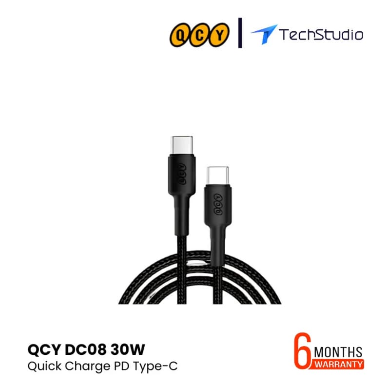 QCY DC08 30W Quick Charge PD Type-C Lightning Cable