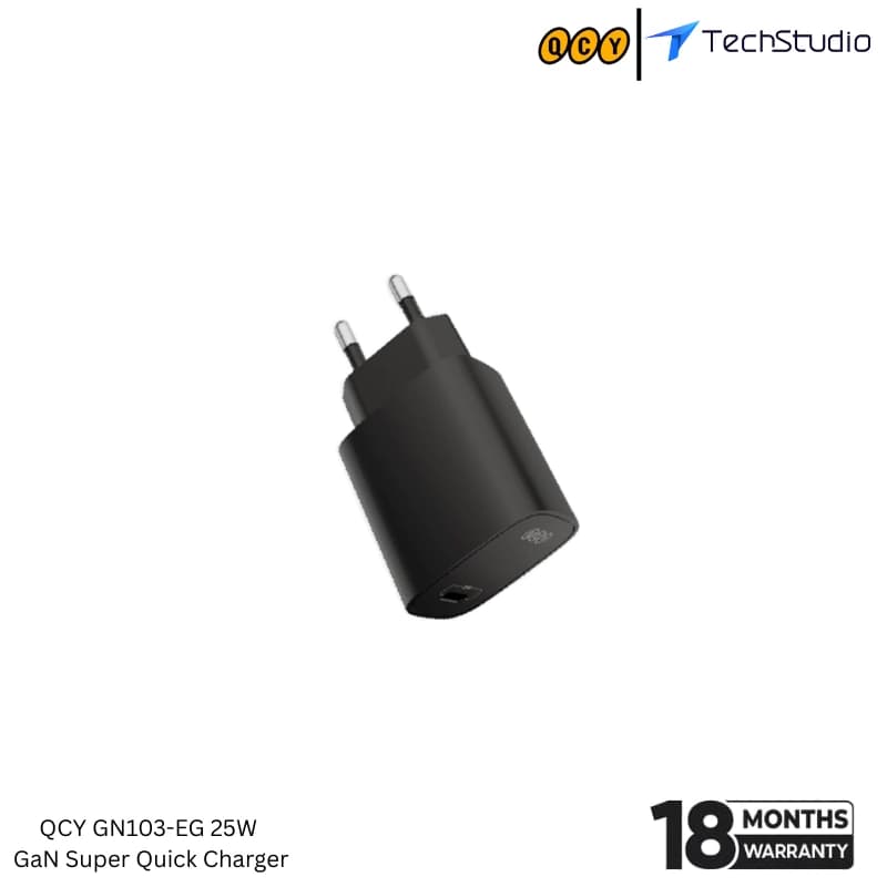 QCY GN103-EG 25W  GaN Super Quick Charger