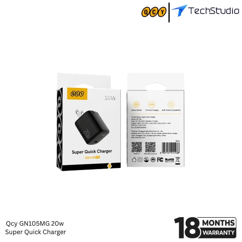 Qcy GN105MG 20w  Super Quick Charger