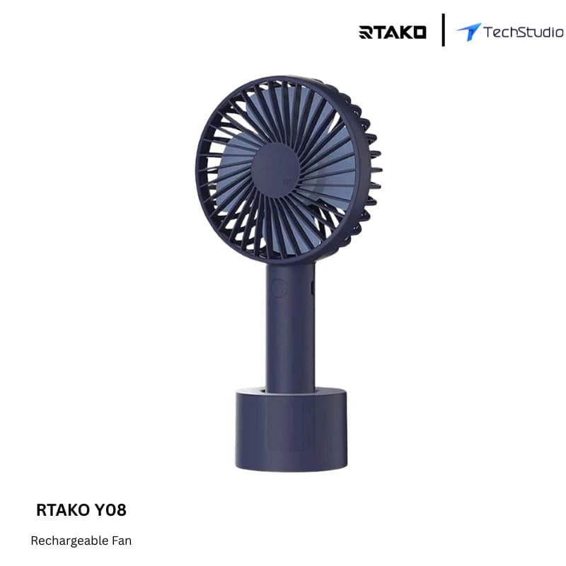 RTAKO Y08 Handheld Rechargeable Mini Fan