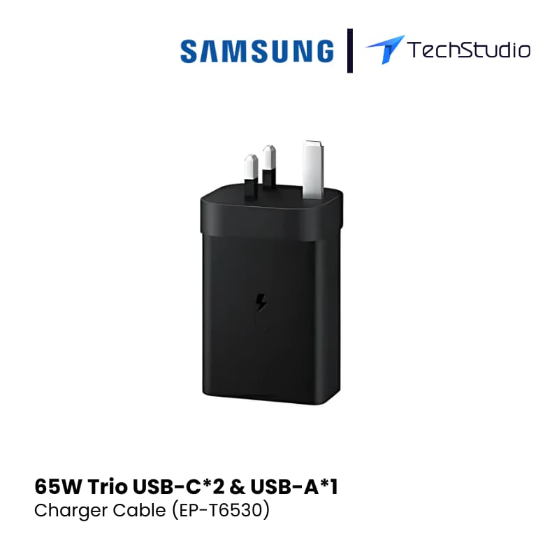 Samsung 65W PD Super Fast Power Adapter Trio - Black