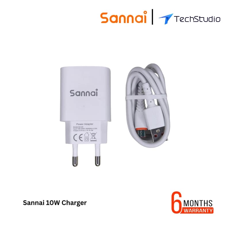 Sannai 10W Charger with cable