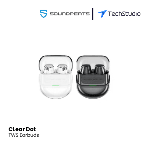 SoundPEATS CLear Dot TWS Earbuds - White