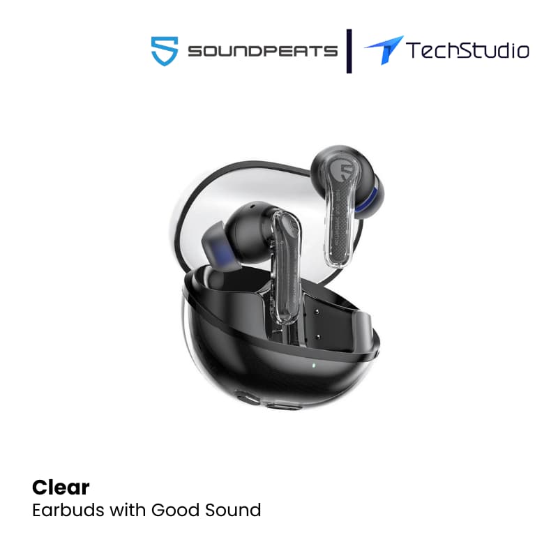 SoundPEATS Clear Wireless Earbuds