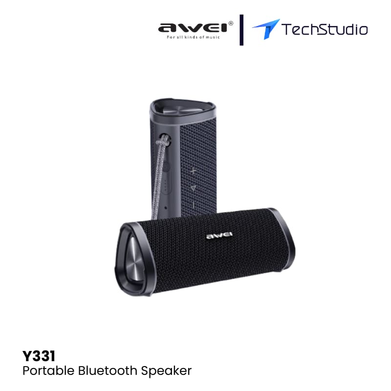 Awei Y331 Stereo Super Bass Wireless Bluetooth Speaker - Black