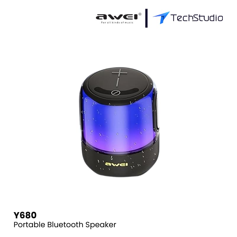 Awei Y680 Mega Bass Powerful Bluetooth Speaker (60W) - Black
