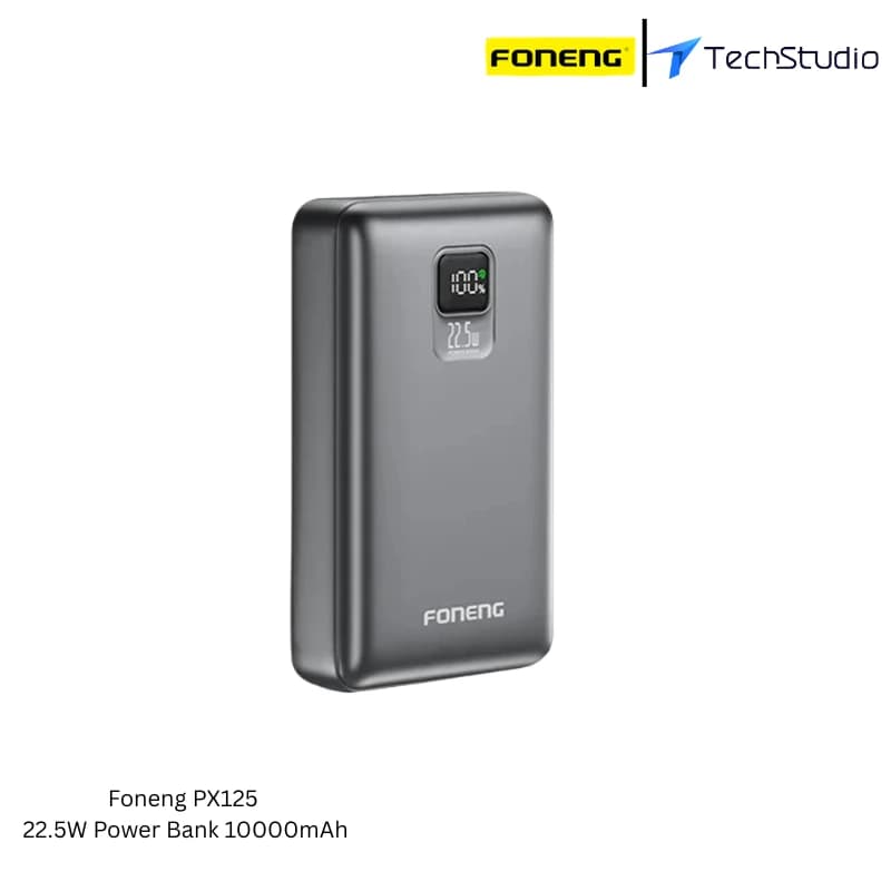 Foneng PX125 22.5W 10000mAh Power Bank | TechStudio - Silver