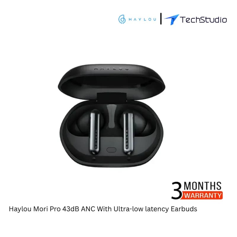 Haylou Mori Pro 43dB ANC Earbuds - Black