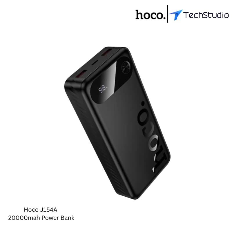 HOCO J154A Victorious 20000mAh Power Bank | TechStudio - Black