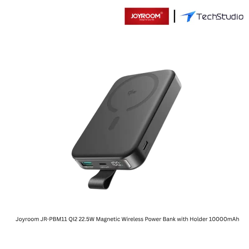 Joyroom JR-PBM11 QI2 22.5W Magnetic Wireless Power Bank 10000mAh - Black