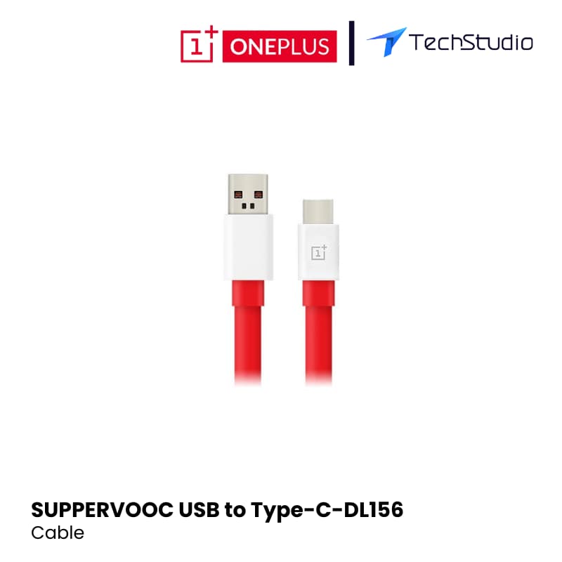 OnePlus SUPPERVOOC USB to Type-C Cable(10A) 100cm (DL156) - Red