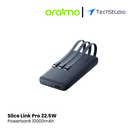 Oraimo Slice Link Pro 22.5W Universal Power Bank - 10000mAh - Black