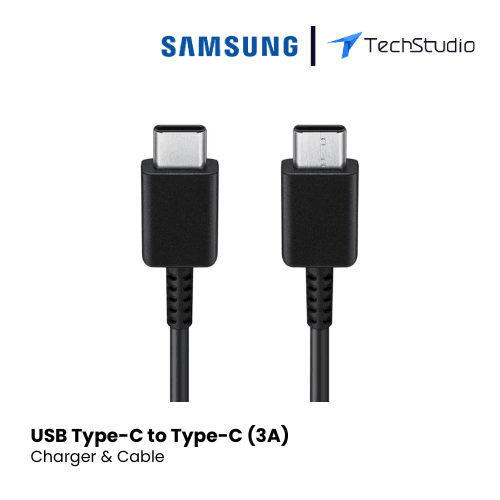 Samsung Fast Charging USB Type-C to Type-C Cable(3A) - Black