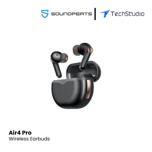 SoundPEATS Air4 Pro In-ear aptX Lossless Wireless Earbuds - Black
