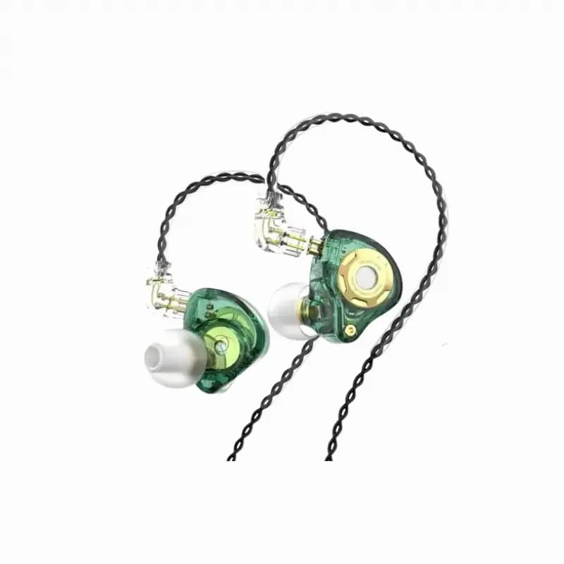 TRN MT1 Pro Professional Hi-Fi Dynamic Driver In-Ear Monitor Earphone - Green