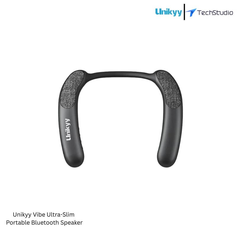 Unikyy Vibe Ultra-Slim Portable Bluetooth Speaker - Black
